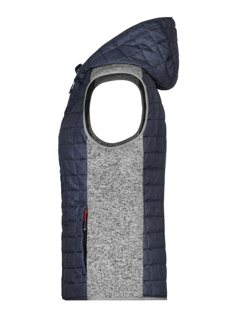 Veste hybride - james and nicholson Bleu marine/Gris froid - Kiabi