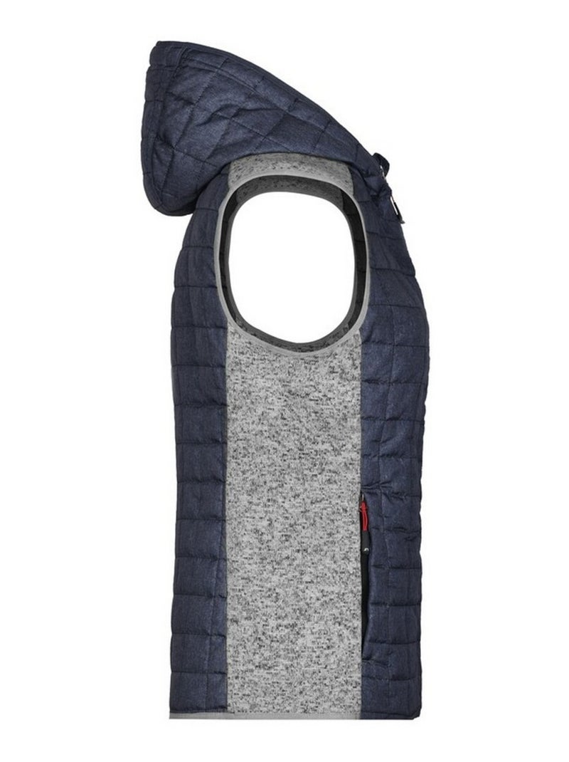 Veste hybride - james and nicholson Bleu marine/Gris froid - Kiabi
