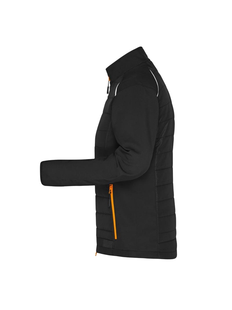 Veste hybride - james and nicholson Noir Orange - Kiabi