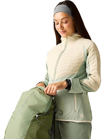 Veste hybride bicolore à capuche air lite - dare 2b