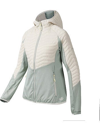 Veste hybride bicolore à capuche air lite - dare 2b