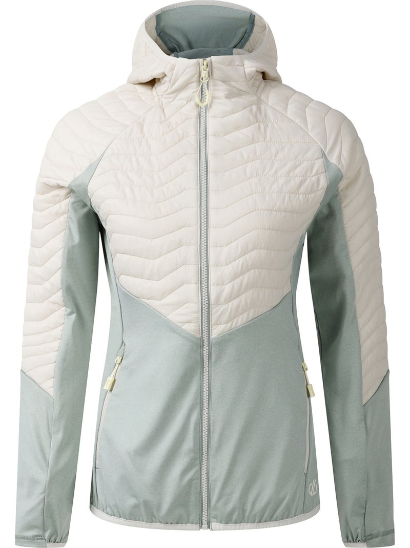 Veste hybride bicolore à capuche air lite - dare 2b Crème - Kiabi