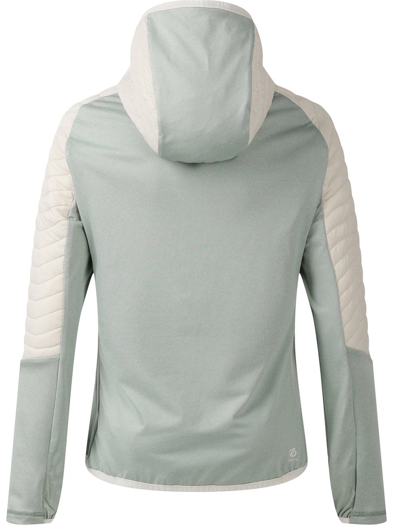 Veste hybride bicolore à capuche air lite - dare 2b Crème - Kiabi