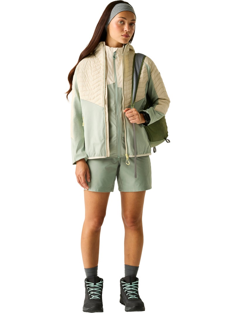Veste hybride bicolore à capuche air lite - dare 2b Crème - Kiabi