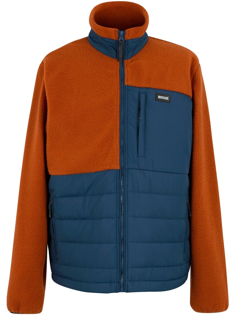 Veste hybride frankie - regatta Bleu marine/Orange fluo - Kiabi