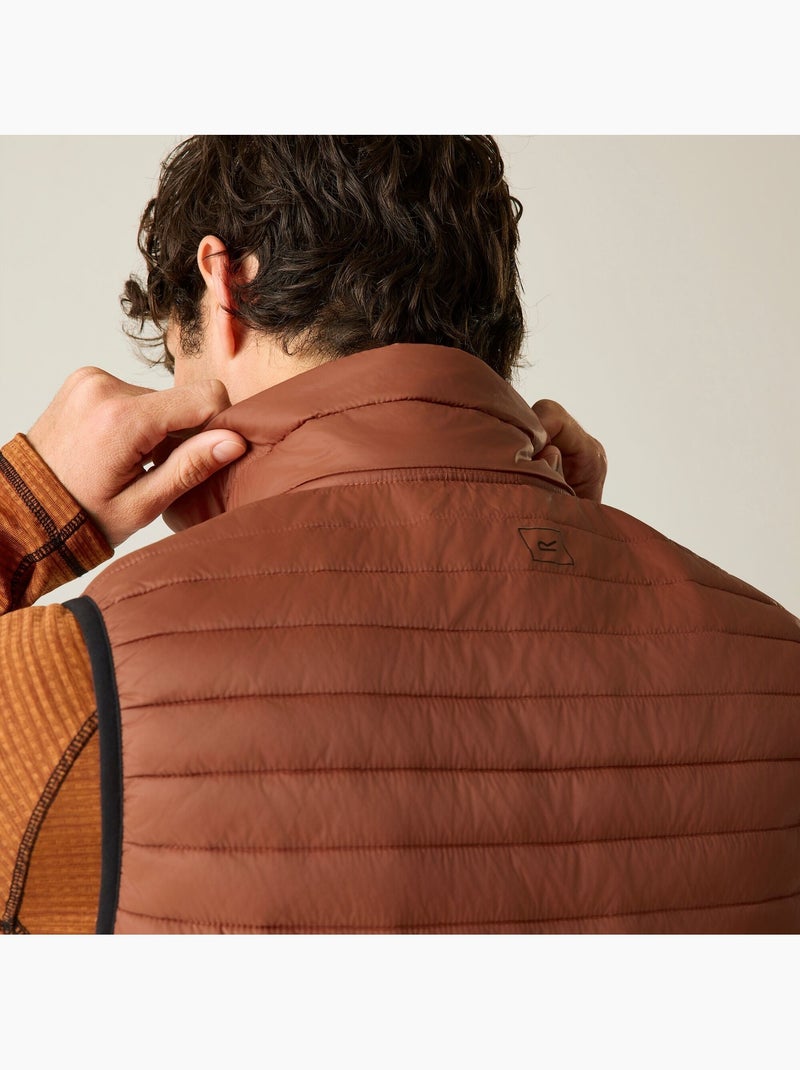 Veste hybride matelassée col montant andreson - regatta Rouge bordeaux - Kiabi
