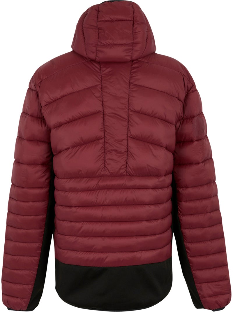 Veste hybride matelassée et bicolore à capuche leedre - regatta Rouge bordeaux - Kiabi