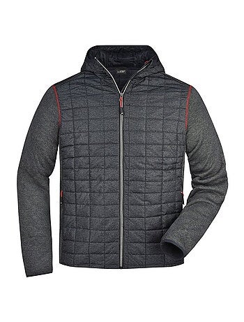 Veste hybride motif/style chiné - james and nicholson