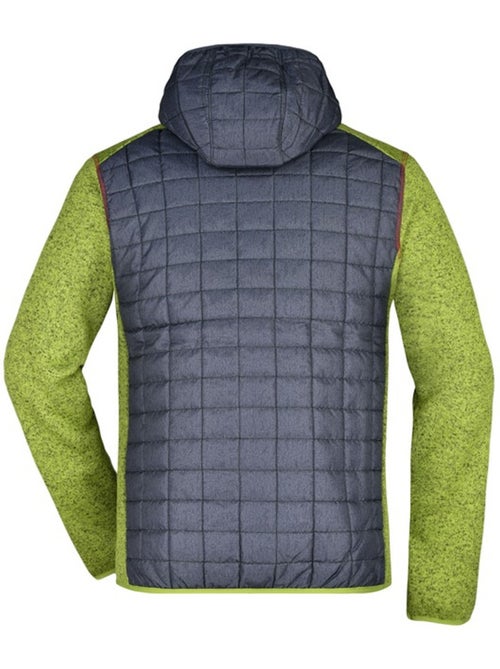 Veste hybride motif/style chiné - james and nicholson - Kiabi