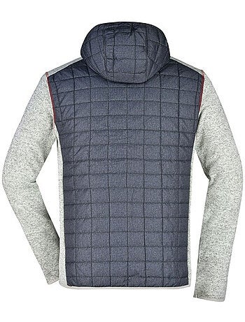 Veste hybride motif/style chiné - james and nicholson