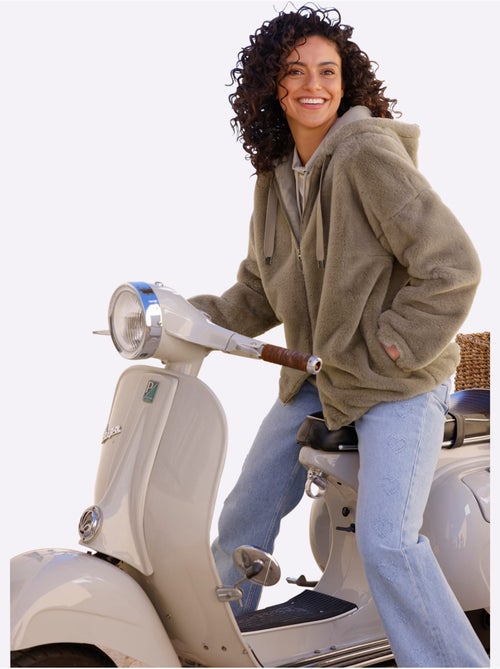 Veste Imitation Fourrure Allure Tendance - Taille Standard - Witt - Kiabi