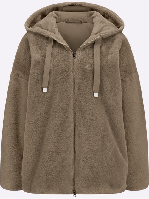 Veste Imitation Fourrure Allure Tendance - Taille Standard - Witt - Kiabi