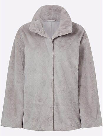 Veste Imitation Fourrure Imitation Fourrure De Qualité - Taille Standard - Helline