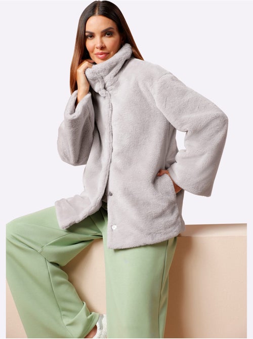 Veste Imitation Fourrure Imitation Fourrure De Qualité - Taille Standard - Helline - Kiabi Veste Imitation Fourrure Imitation Fourrure De Qualité - Taille Standard - Helline - Kiabi