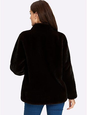 Veste Imitation Fourrure Imitation Fourrure De Qualité - Taille Standard - Helline
