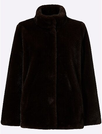 Veste Imitation Fourrure Imitation Fourrure De Qualité - Taille Standard - Helline