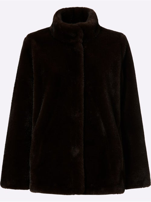 Veste Imitation Fourrure Imitation Fourrure De Qualité - Taille Standard - Helline - Kiabi Veste Imitation Fourrure Imitation Fourrure De Qualité - Taille Standard - Helline - Kiabi