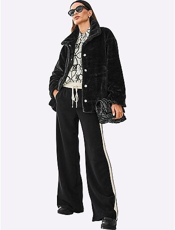 Veste Imitation Fourrure Imitation Fourrure De Qualité - Taille Standard - Helline