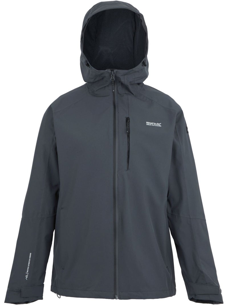 Veste imperméable à capuche birchdale - regatta Gris foncé - Kiabi