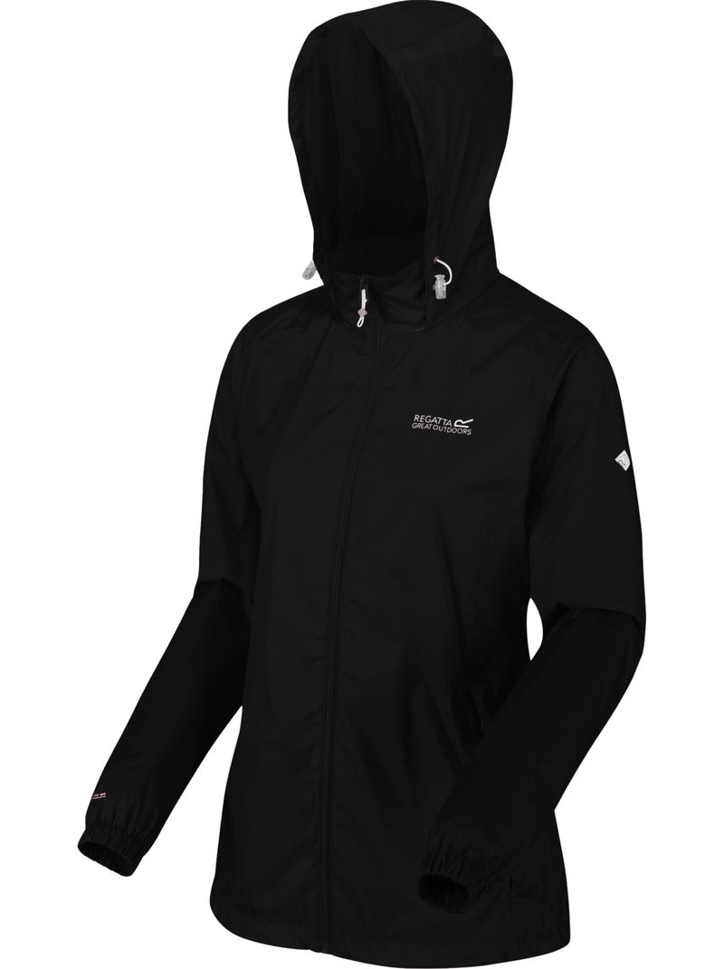 Veste imperméable à capuche corinne - regatta Noir - Kiabi