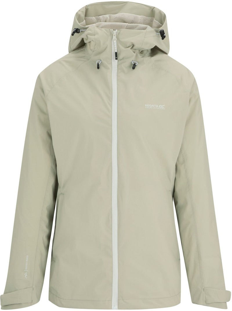 Veste imperméable à capuche freesdale - regatta Blanc nacré - Kiabi