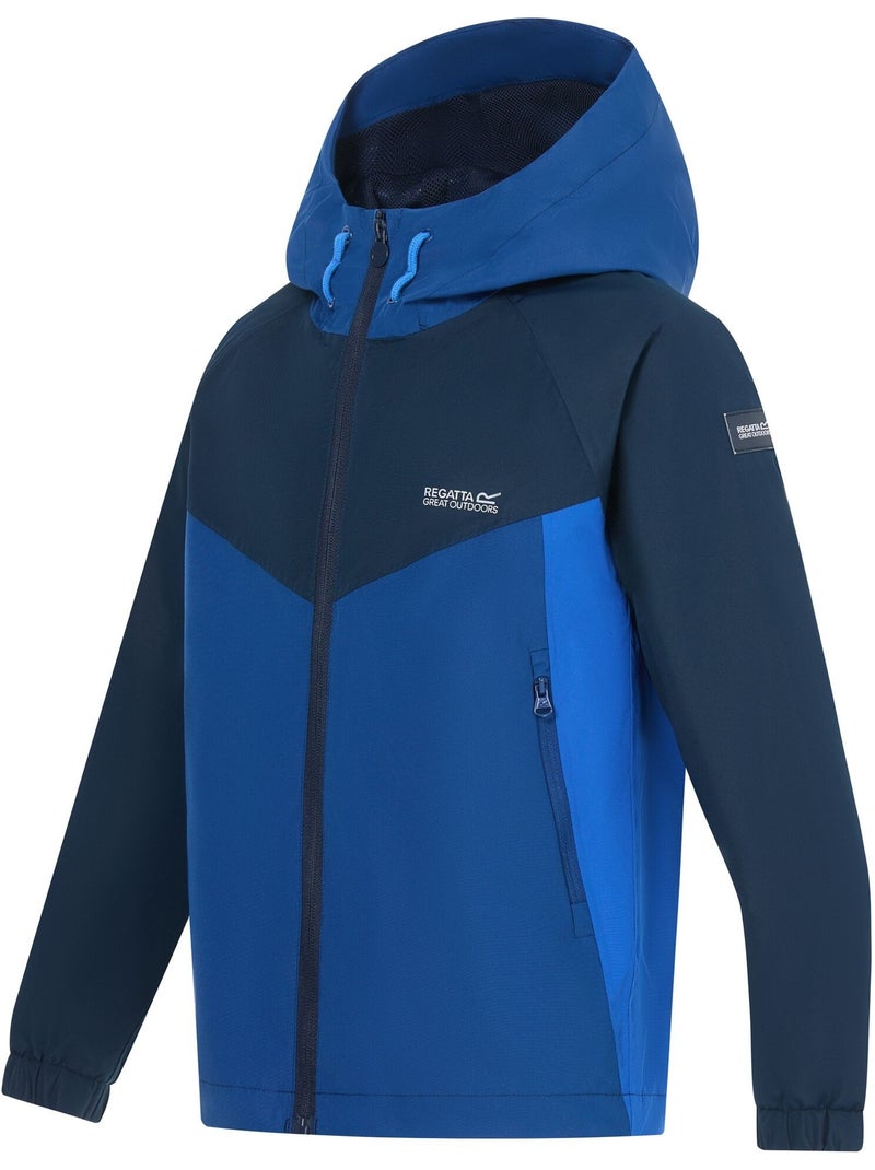 Veste imperméable à capuche hanleigh - regatta Bleu roi - Kiabi