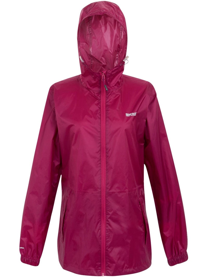 Veste imperméable à capuche pack it - regatta Bordeaux - Kiabi