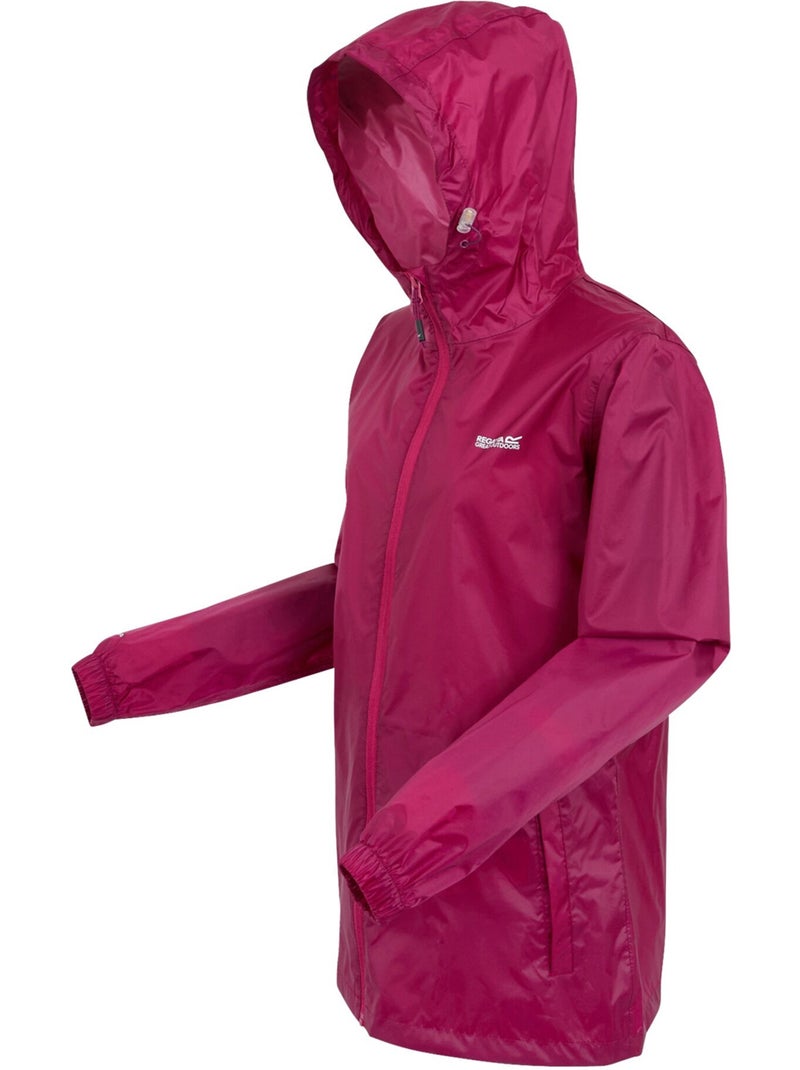 Veste imperméable à capuche pack it - regatta Bordeaux - Kiabi