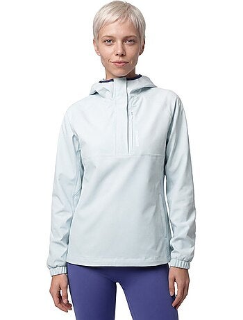 Veste imperméable à capuche trail running femme femme leadville-w