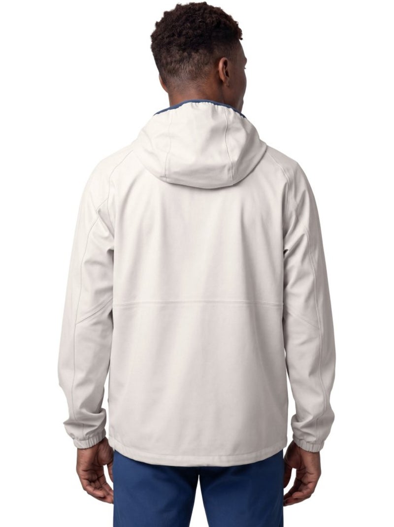 Veste imperméable à capuche trail running homme homme canfranc gray Blanc Gris - Kiabi