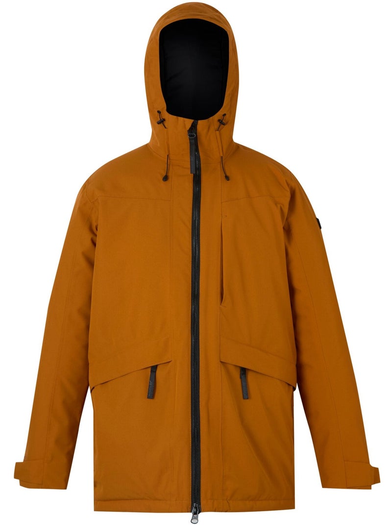 Veste imperméable balaton - regatta Carbone/Orange fluo - Kiabi