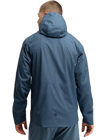 Veste imperméable cyclotourisme homme cyclisme homme uncharted indigo