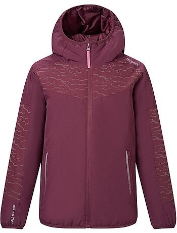 Veste imperméable et isolante à capuche élastiquée motif/style détail réfléchissant illuma - regatta