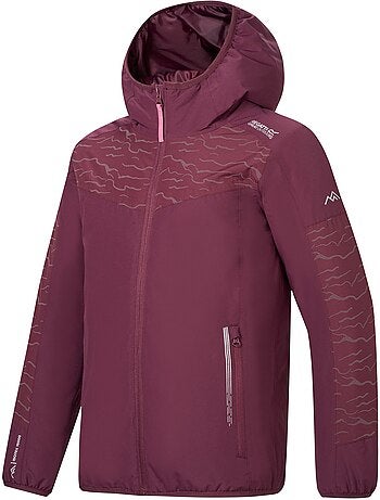 Veste imperméable et isolante à capuche élastiquée motif/style détail réfléchissant illuma - regatta