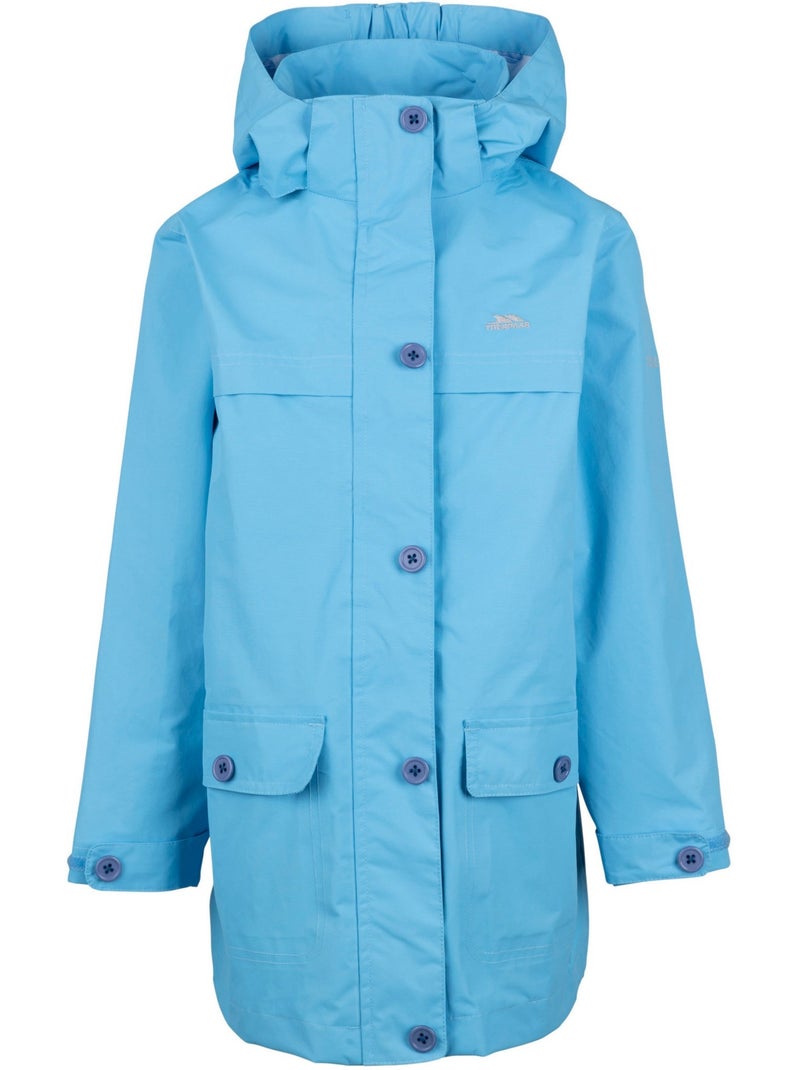 Veste imperméable fairly - trespass Bleu ciel - Kiabi
