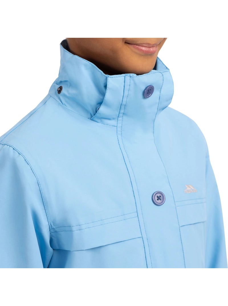 Veste imperméable fairly - trespass Bleu ciel - Kiabi