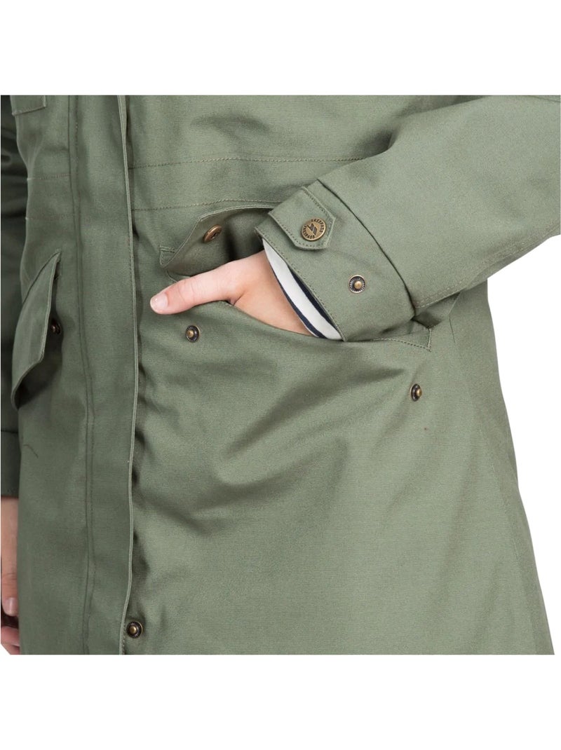 Veste imperméable faithful - trespass Vert kaki - Kiabi