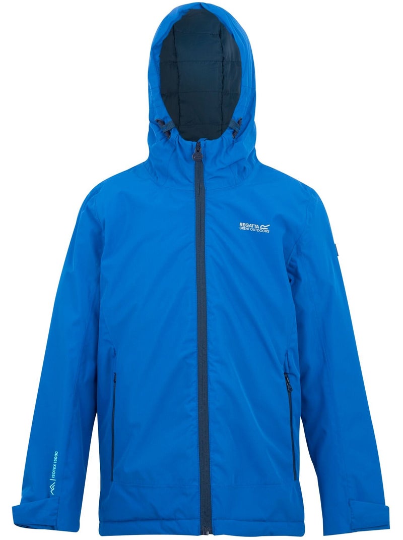 Veste imperméable frelton - regatta Bleu marine/Orange fluo - Kiabi