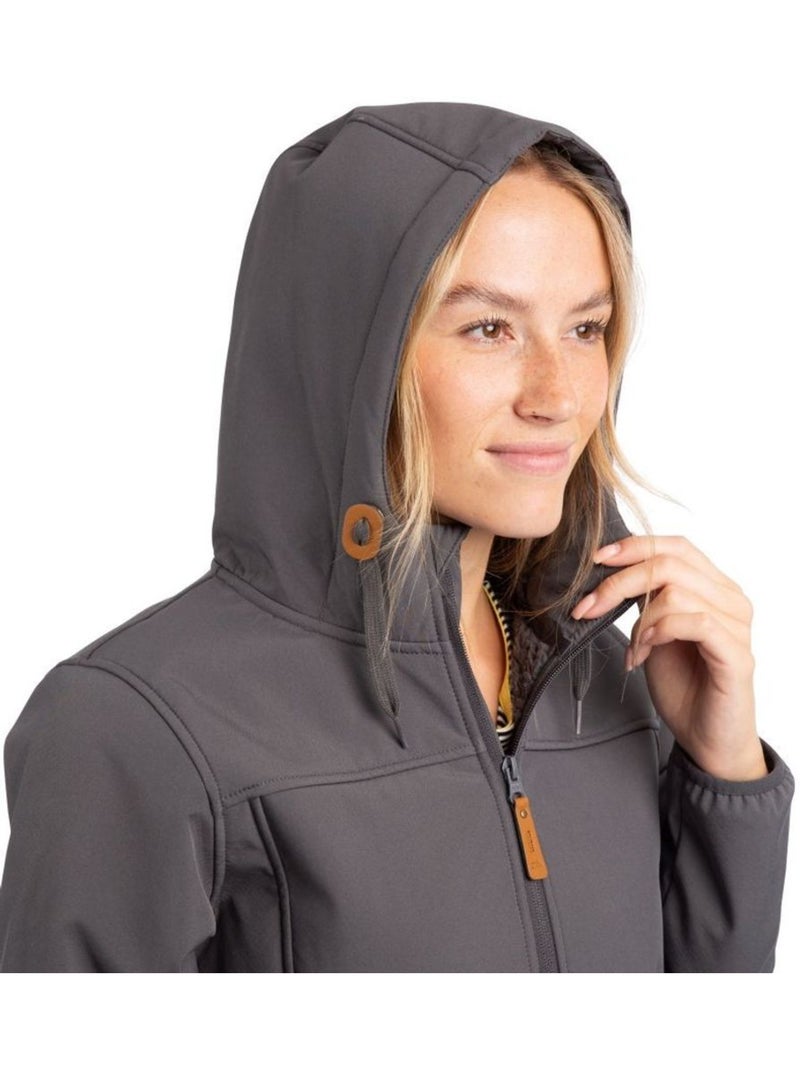 Veste imperméable longue kristen - trespass Carbone - Kiabi
