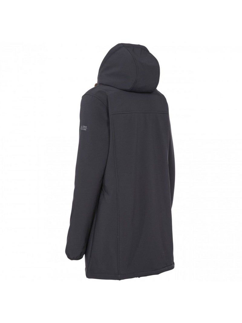 Veste imperméable longue kristen - trespass Noir - Kiabi