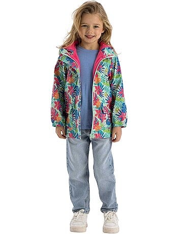 Veste imperméable motif/style floral - minoti