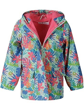 Veste imperméable motif/style floral - minoti