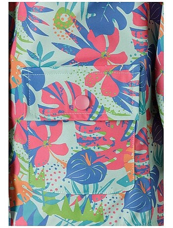 Veste imperméable motif/style floral - minoti