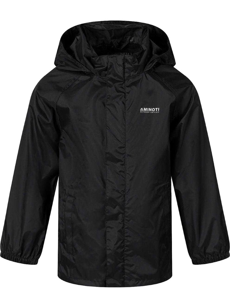 Veste imperméable motif/style logo - minoti Noir - Kiabi