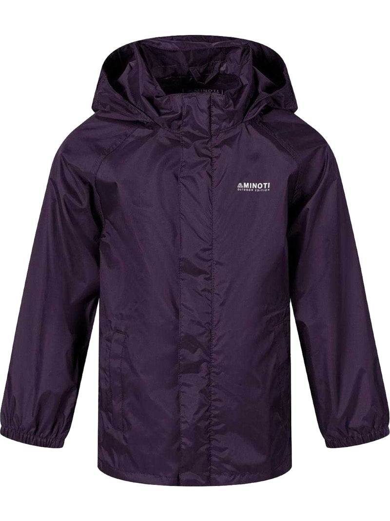 Veste imperméable motif/style logo - minoti Violet - Kiabi