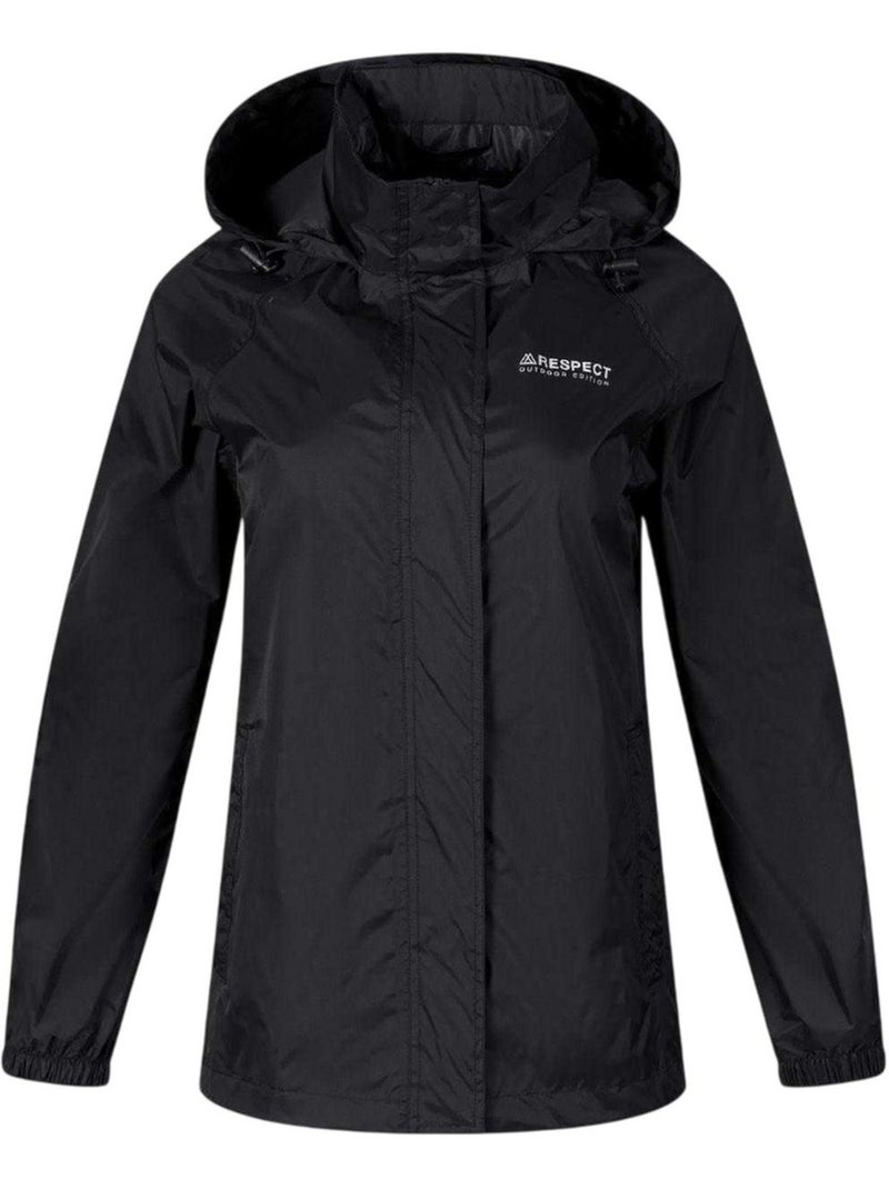 Veste imperméable motif/style uni - respect Noir - Kiabi