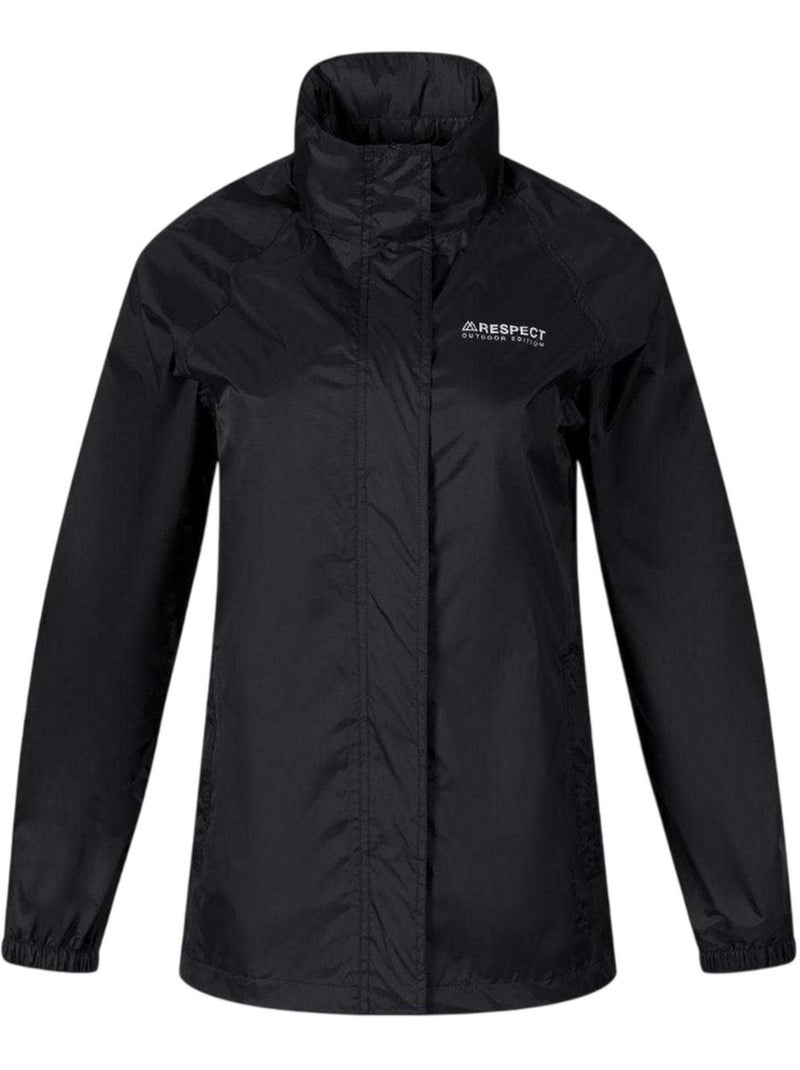 Veste imperméable motif/style uni - respect Noir - Kiabi