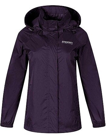 Veste imperméable motif/style uni - respect