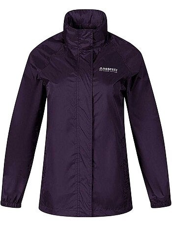 Veste imperméable motif/style uni - respect