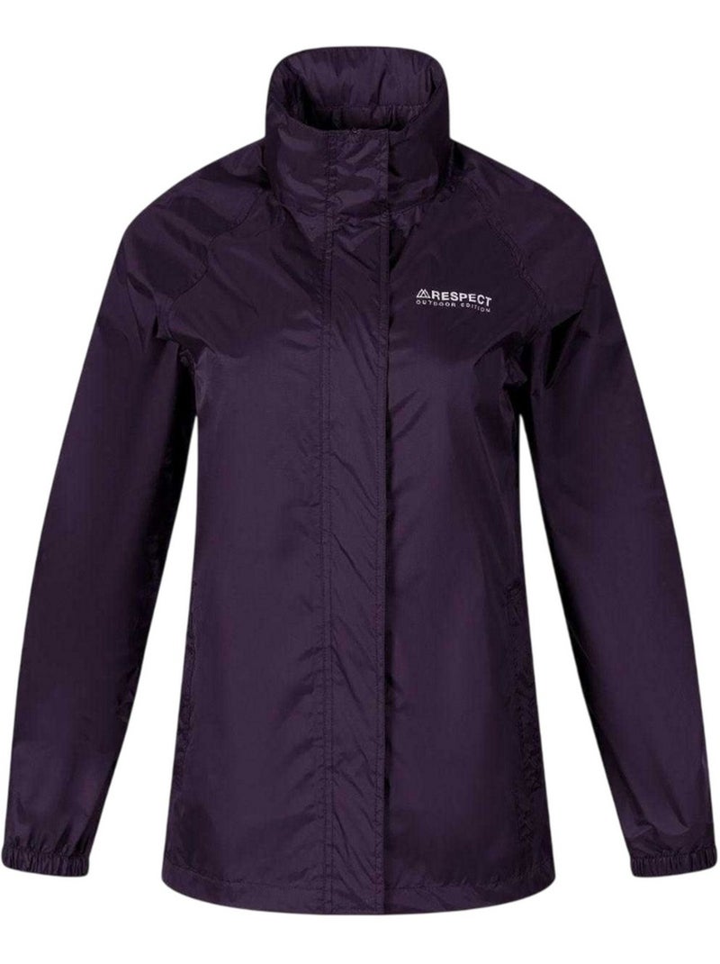 Veste imperméable motif/style uni - respect Violet - Kiabi